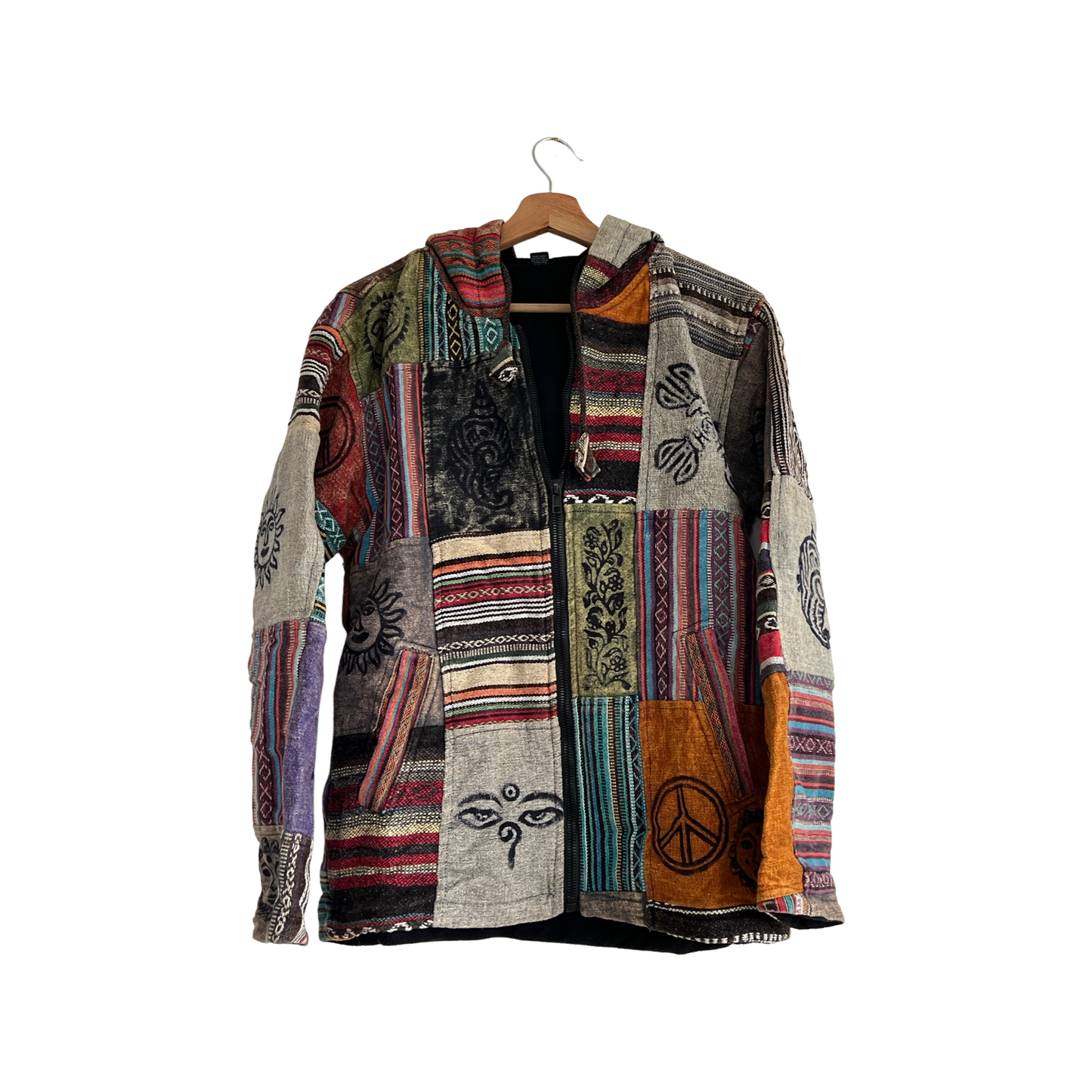 Multicoloured cotton jacket