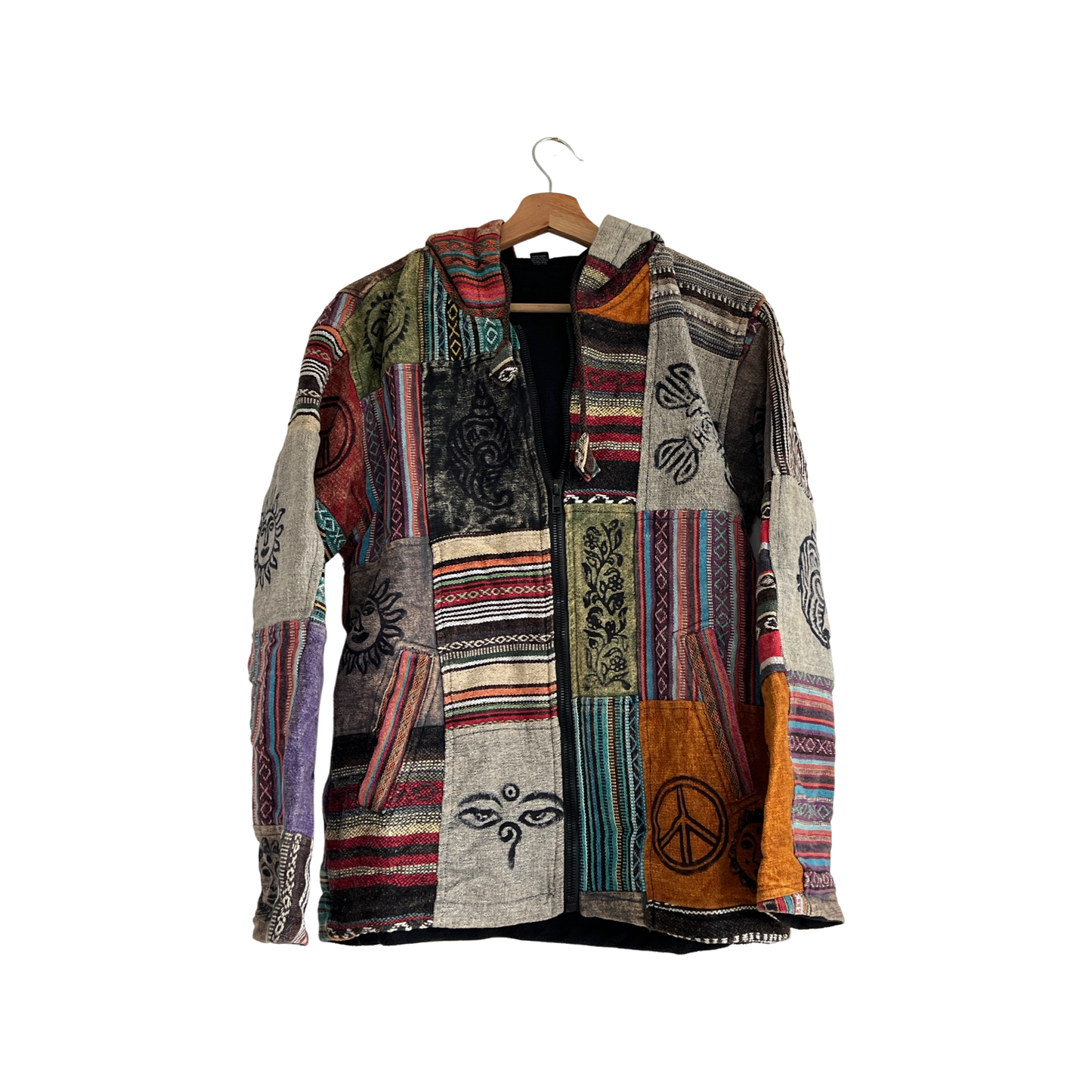 Multicoloured cotton jacket