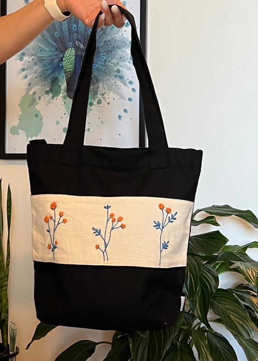 Embroidery tote bag